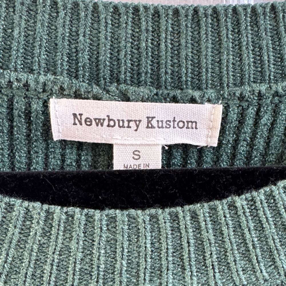 Newbury Kustom Green Crew Neck Sweater - Picture 2 of 5